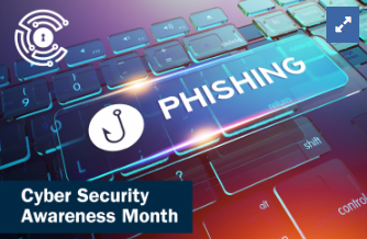 Photograph advertising Cyber Security Awareness Month